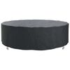 vidaXL Outdoor Furniture Cover Black 320 x 320 x 105 cm 210D fabric