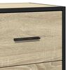 vidaXL Sideboard Sonoma oak Engineered wood, metal Medium Sideboard