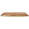 vidaXL Wall Shelf Natural Wood Solid Acacia wood Medium Durable