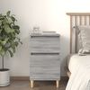 vidaXL Bedside Cabinet Grey Sonoma Engineered wood 15.7x13.8x27.6 in