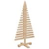 vidaXL Wooden Christmas Tree for Decoration 35.4" Solid Wood Pine