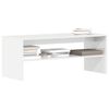 vidaXL TV Cabinet High gloss white Engineered wood Medium TV Cabinet