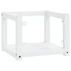 vidaXL Bathroom Sink Frame White Powder-coated iron Small