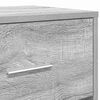 vidaXL Bedside Cabinet Grey Sonoma Engineered wood 15.7 x 13.4 x 19.7 in