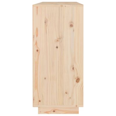 vidaXL Sideboard 43.3"x13.4"x29.5" Solid Wood Pine