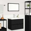 vidaXL Bathroom Furniture Set 3 pcs Artisan Oak Engineered Wood