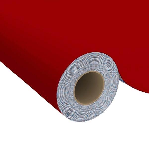 vidaXL Furniture Film Red PVC 196.9x35.4 in Waterproof materials