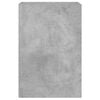 vidaXL TV Wall Cabinet Set of 2 Concrete grey Engineered wood Standard