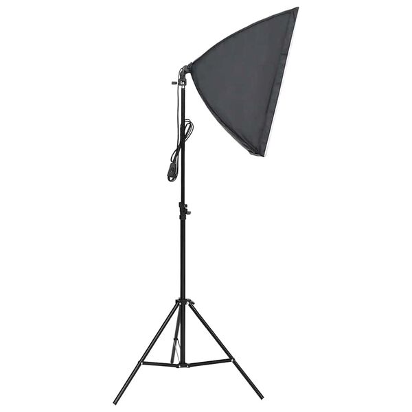 vidaXL Studio LIghting Kit with Backdrops & Softboxes