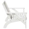 vidaXL Garden Adirondack Chair Set of 2 White Solid Pine Wood Medium
