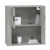 vidaXL Wall Cabinet Concrete grey Engineered wood