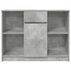 vidaXL Sideboard Concrete grey Engineered wood Large Sideboard