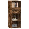 vidaXL Highboard Smoked oak Engineered wood Medium Highboard