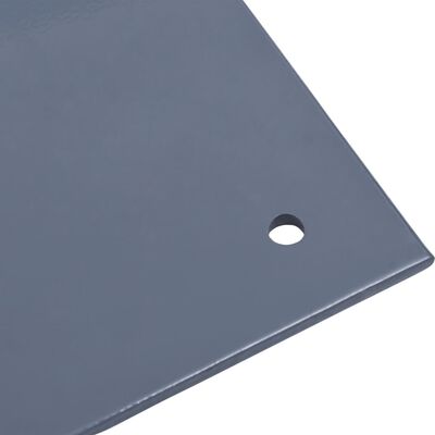 vidaXL Parasol Base Dark Gray Steel Square 37.5 lb