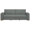 vidaXL 3-Seater Sofa Dark Grey 86.6"x30.7"x33.1" Fabric