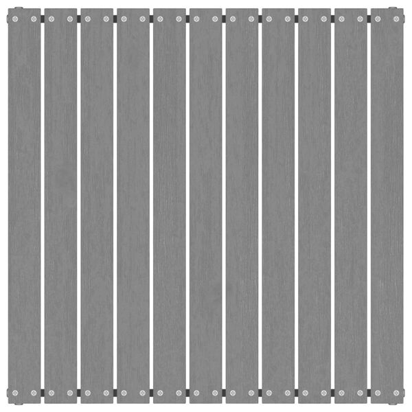 vidaXL Footstool Gray Solid pinewood, fabric (100% polyester) Medium