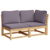 vidaXL Garden Lounge Set Dark grey