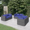 vidaXL Garden Lounge Set Grey