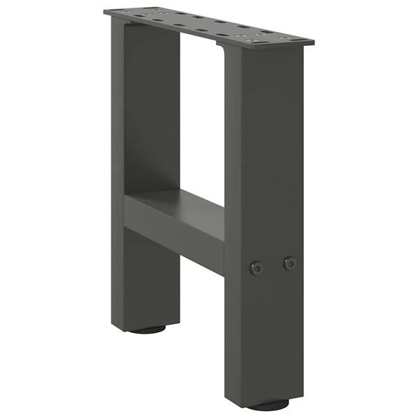 vidaXL Coffee Table Leg Set of 2 Anthracite Powder-coated steel Small