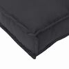 vidaXL Pallet Cushion for Bench Black 150 x 40 x 8 cm Oxford Fabric