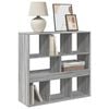 vidaXL Room Divider Grey Sonoma Engineered Wood Medium Room Divider