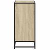 vidaXL Book Cabinet Sonoma oak Engineered wood and metal Medium
