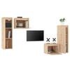 vidaXL TV Cabinet Set of 4 Natural wood Solid pine wood Medium