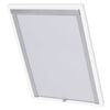 vidaXL Blind White Polyester with Aluminum coating Fits Velux MK06