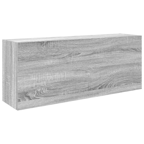 vidaXL Bathroom Wall Cabinet Grey Sonoma Engineered Wood