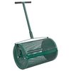 vidaXL Compost Spreader Green Steel Standard Height-Adjustable