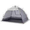 vidaXL Beach Tent 2-Person Gray Quick Release Waterproof