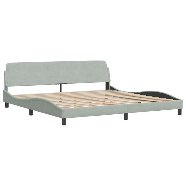 vidaXL Bed Frame Light Grey