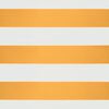 vidaXL Retractable Awning Yellow and White Powder-coated Aluminum Large