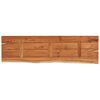 vidaXL Wall Shelf Natural wood Solid acacia wood Medium Durable