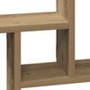 vidaXL Wall Shelves 2 pcs Artisian Oak 19.7x4.7x19.7" Engineered Wood