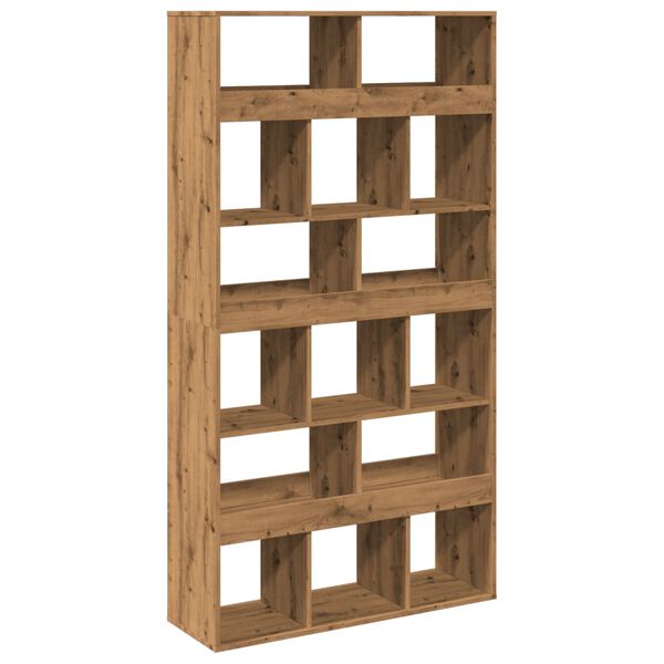vidaXL Room Divider Artisian Oak 39.4x13.0x73.8" Engineered Wood