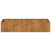 vidaXL Planter Rusty Weathering Steel Large Decorative Inlays Planter
