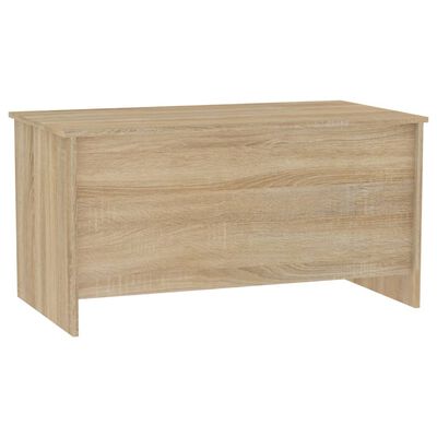 vidaXL Coffee Table Sonoma Oak 40.2"x21.9"x20.7" Engineered Wood