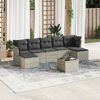 vidaXL Garden Sofa Set Light Grey, Dark Grey