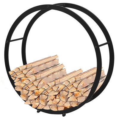 vidaXL Firewood Rack Round