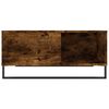 vidaXL Coffee Table Smoked oak Engineered wood and metal
