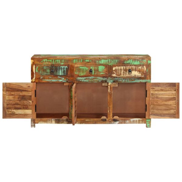 vidaXL Sideboard Multicolor Reclaimed wood with various woods Medium
