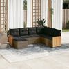 vidaXL Garden Sofa Set Grey