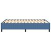 vidaXL Platform Bed Frame Blue 62.99 x 78.74 in Fabric