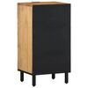 vidaXL Sideboard Brown Solid Mango Wood, Engineered Wood