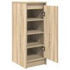 vidaXL Shoe Cabinet Sonoma Oak Engineered Wood Compact Shoe Cabinet