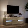 vidaXL TV Cabinet Sonoma oak Engineered wood Standard TV Stand