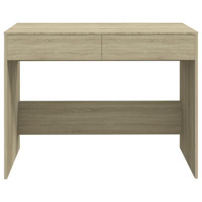 vidaXL Desk Sonoma Oak 39.8"x19.7"x30.1" Engineered Wood