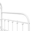 vidaXL Daybed Frame White 39.37 x 78.74 in Powder-Coated Steel