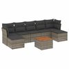 vidaXL Garden Sofa Set Grey